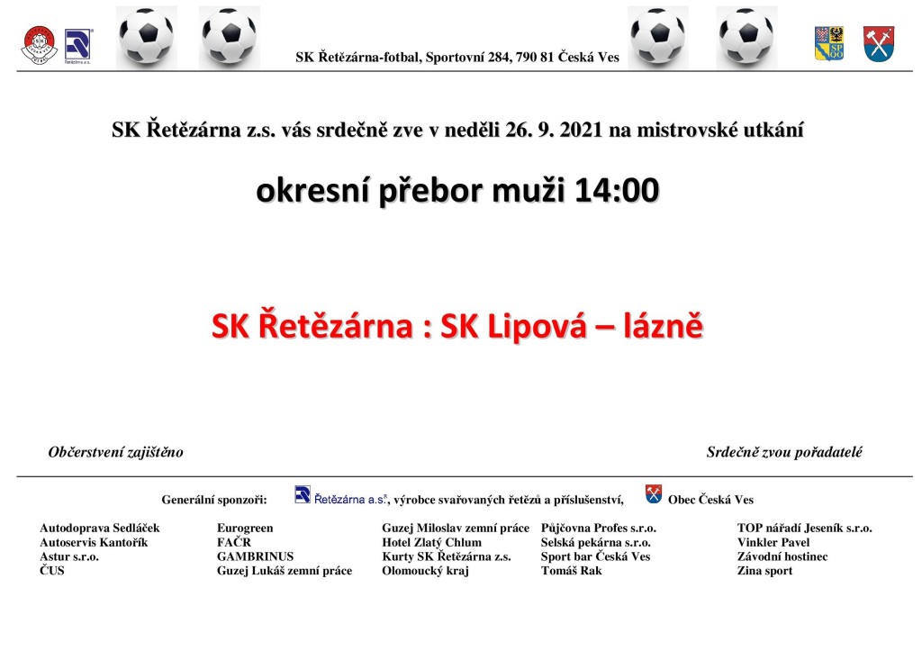 Plakát fotbal 2